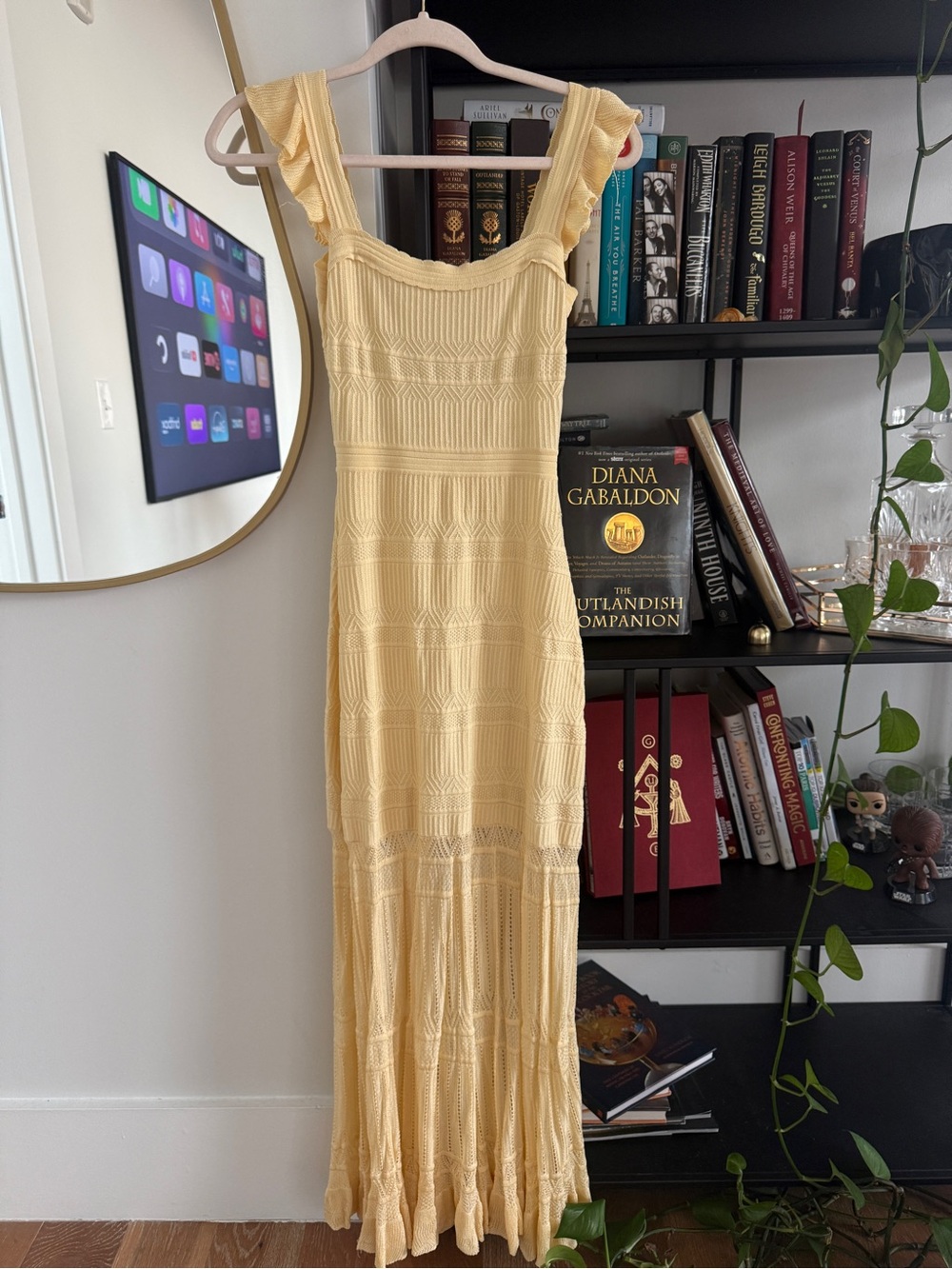 Butter yellow maxi dress